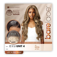 Load image into Gallery viewer, Sensationnel Bare Luxe Lace Glueless Lace Wig - 13x6 Unit 4
