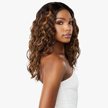 Load image into Gallery viewer, Sensationnel Butta Lace Human Hair Blend Hd Lace Front Wig - Loose Curly 18&quot;
