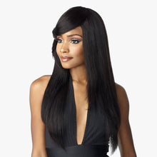 Load image into Gallery viewer, Sensationnel 100% Human Hair Empire Clip In Bangs - Side Swept Bang
