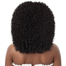 Load image into Gallery viewer, Outre 100% Human Hair Blend U Part Cap Leave Out Wig - Afro Curls 16
