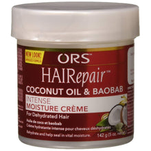 Load image into Gallery viewer, Ors Hairepair Coconut Oil &amp; Baobab Intense Moisture Creme 5Oz
