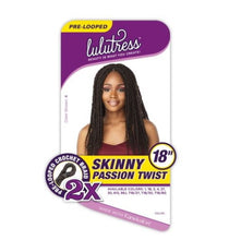 Load image into Gallery viewer, Sensationnel Lulutress Synthetic Braid - 2x Skinny Passion Twist 18
