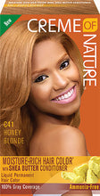 Load image into Gallery viewer, [Creme Of Nature] Moisture-Rich Hair Color Dye Kit W/ Shea Butter Conditioner [C41 Honey Blonde]

