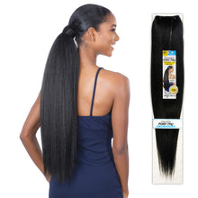 Load image into Gallery viewer, Organique Mastermix Synthetic Pony Pro Wrap Around Ponytail - Natural Yaky 24&quot;
