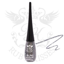 Load image into Gallery viewer, Ruby Kisses I Bling Liquid Eye Liner Gel-Based Glitter Choose 1Pc Color Gle [Gle05 Glitz N&#39; Silver]
