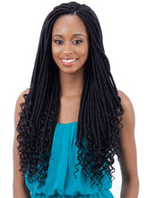 Load image into Gallery viewer, Freetress Synthetic Crochet Pre-looped Braid - Straight Goddess Loc 18&quot;
