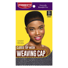 Load image into Gallery viewer, Red By Kiss Closed Top Mesh Weaving Cap One Size Ultra Stretch [Hwe01 Black]
